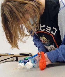 Science Saturday balloon cars