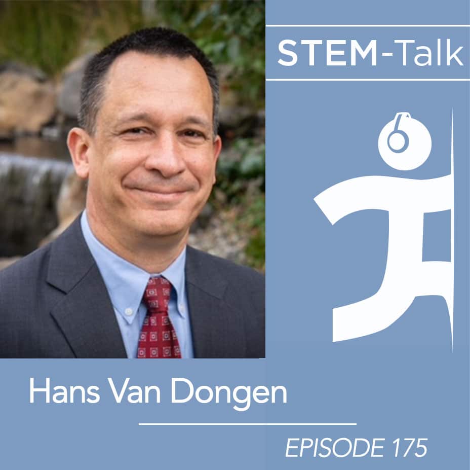 Episode 175: Hans Van Dongen on how fatigue and sleep loss lead to cognitive deficits - podcast episode cover